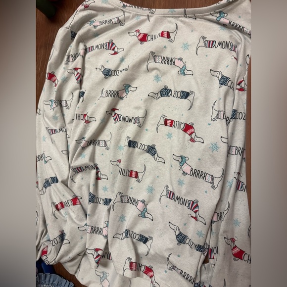 Cozy Pajamas with Dachshund Print - Picture 1 of 1